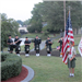 Bagpipe Players Playing During Ceremony