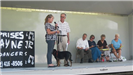 Dog and Owner on Stage
