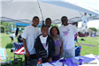 Volunteers Smiling for the Camera