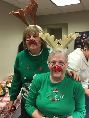 Women with Reindeer Noses