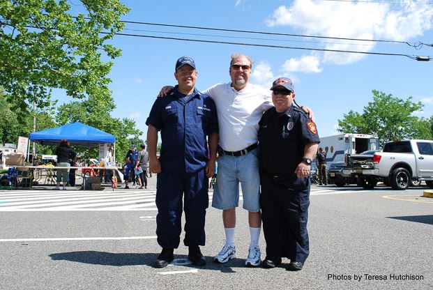 Three Men Smiling for the Camera